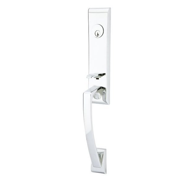 Bright Chrome Handleset 4825TUS26LH, EMTEK, Mfr# 4825TUS26LH